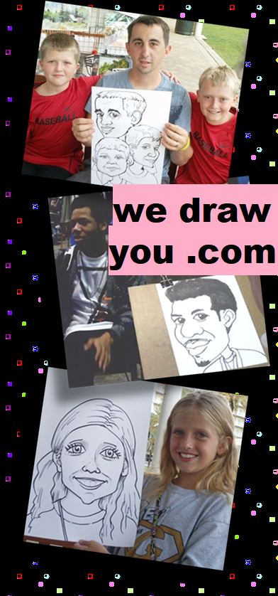 Birthday Party and Event Caricature Artists proudly serving Birmingham - Hoover - Montgomery - Huntsville - Tuscaloosa - Central Alabama!